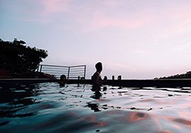 geöffnete Betriebe im Winter in Dorf Tirol bei Meran Südtirol